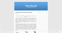 Desktop Screenshot of falsalibertad.wordpress.com
