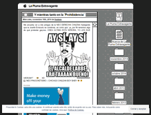 Tablet Screenshot of laplumaextravagante.wordpress.com