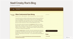 Desktop Screenshot of crosbyroe.wordpress.com