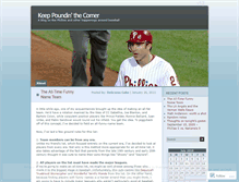 Tablet Screenshot of keeppoundingthecorner.wordpress.com