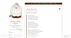 Desktop Screenshot of joshualedetlyrics.wordpress.com