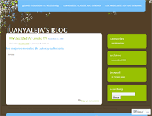 Tablet Screenshot of juanyaleja.wordpress.com