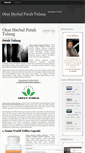 Mobile Screenshot of obatherbalpatahtulangsumsumtulangsapi.wordpress.com