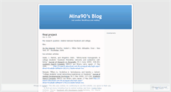 Desktop Screenshot of mina90.wordpress.com