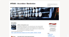 Desktop Screenshot of apdaccordeon.wordpress.com