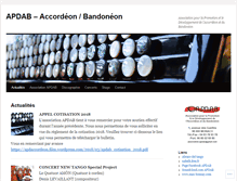 Tablet Screenshot of apdaccordeon.wordpress.com
