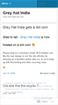 Mobile Screenshot of greyhatindia.wordpress.com