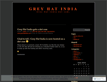 Tablet Screenshot of greyhatindia.wordpress.com