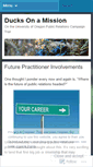 Mobile Screenshot of ducksonamission.wordpress.com