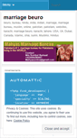 Mobile Screenshot of marriagebeuro.wordpress.com