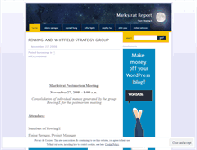 Tablet Screenshot of markstratreport.wordpress.com