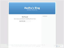 Tablet Screenshot of madhunp.wordpress.com