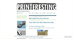 Desktop Screenshot of printeresting.wordpress.com