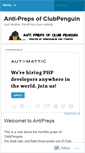 Mobile Screenshot of antipreps.wordpress.com