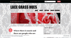 Desktop Screenshot of lacegrasshues.wordpress.com