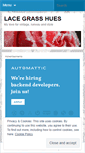 Mobile Screenshot of lacegrasshues.wordpress.com