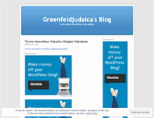 Tablet Screenshot of greenfeldjudaica.wordpress.com