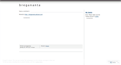 Desktop Screenshot of bregananta.wordpress.com