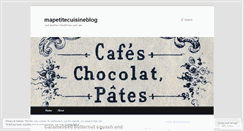 Desktop Screenshot of mapetitecuisineblog.wordpress.com