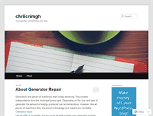 Tablet Screenshot of chr8crimgh.wordpress.com