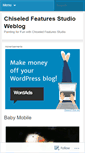 Mobile Screenshot of chiseledfeaturesstudio.wordpress.com