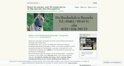 Desktop Screenshot of hundeschulebramsche.wordpress.com