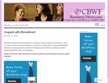 Tablet Screenshot of businessshowcase.wordpress.com