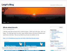 Tablet Screenshot of leighjuiceplus.wordpress.com