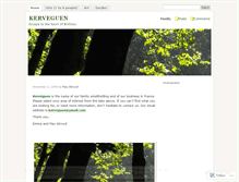 Tablet Screenshot of kerveguen.wordpress.com