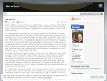 Tablet Screenshot of kevinbates.wordpress.com