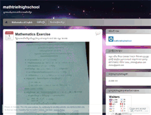 Tablet Screenshot of mathtrielhighschool.wordpress.com