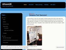 Tablet Screenshot of kfroom26.wordpress.com