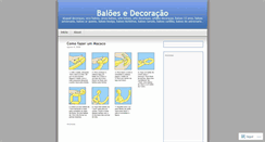 Desktop Screenshot of decoracoesbaloes.wordpress.com