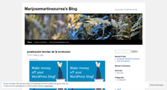Desktop Screenshot of marijosemartinezurrea.wordpress.com