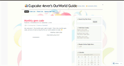 Desktop Screenshot of 4everacupcake.wordpress.com