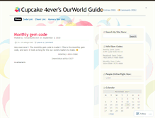 Tablet Screenshot of 4everacupcake.wordpress.com