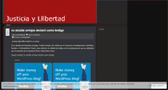 Desktop Screenshot of justicialibertad.wordpress.com