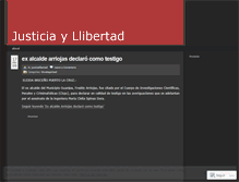 Tablet Screenshot of justicialibertad.wordpress.com