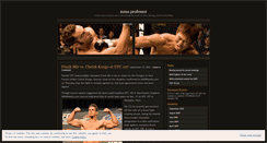 Desktop Screenshot of mmaprofessor.wordpress.com