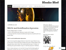 Tablet Screenshot of blankablad.wordpress.com