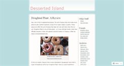 Desktop Screenshot of dessertedisland.wordpress.com
