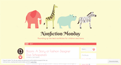 Desktop Screenshot of nonfictionmonday.wordpress.com