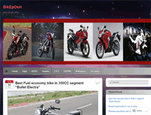 Tablet Screenshot of bikeposh.wordpress.com