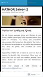 Mobile Screenshot of hathorsaison2.wordpress.com