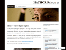 Tablet Screenshot of hathorsaison2.wordpress.com