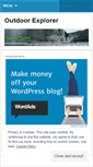 Mobile Screenshot of outdoorexplorer.wordpress.com