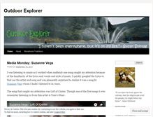 Tablet Screenshot of outdoorexplorer.wordpress.com