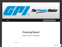 Tablet Screenshot of gpifuelpumps.wordpress.com