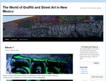 Tablet Screenshot of graffiti505.wordpress.com