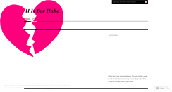 Desktop Screenshot of hisforhaha.wordpress.com